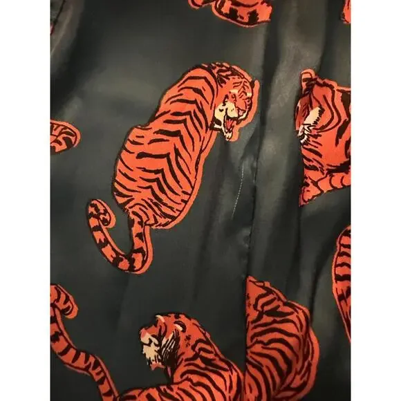 Dressed in Lala Wild Woman Tiger Print Playsuit 2XL Romper - Picture 5 of 6